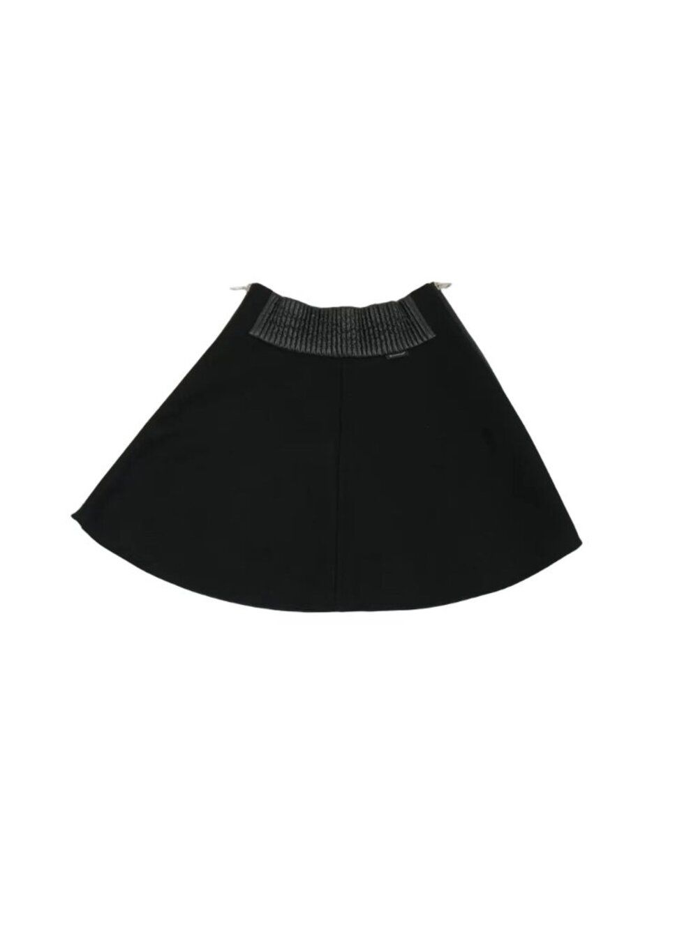 Moncler Black Wool Skirt